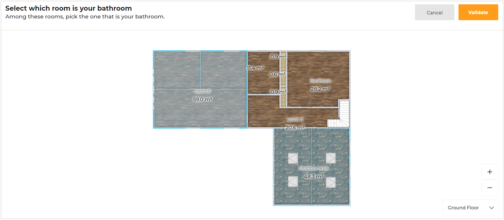 Bathroom Selection Window