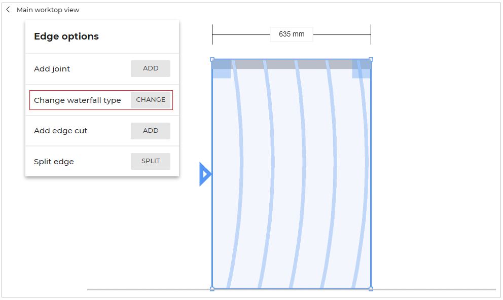 Change Waterfall Window