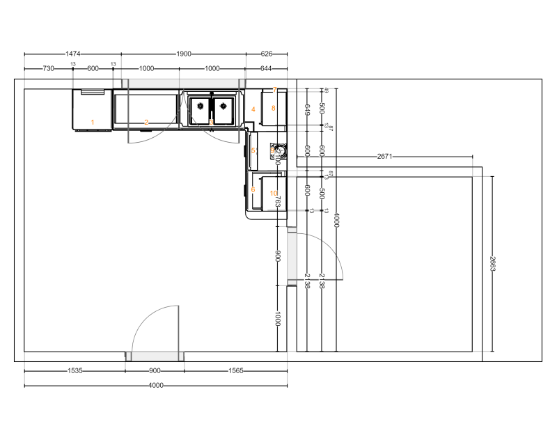 level exterior plan