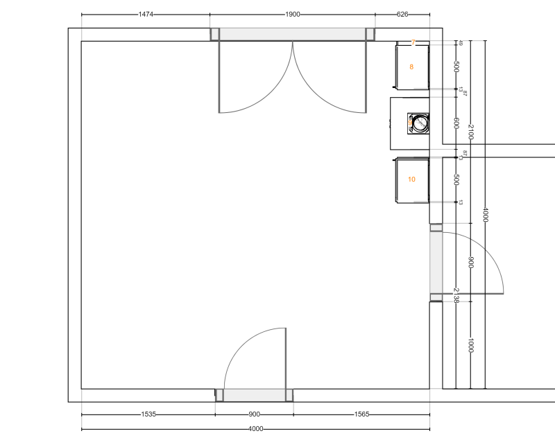 top wall plan
