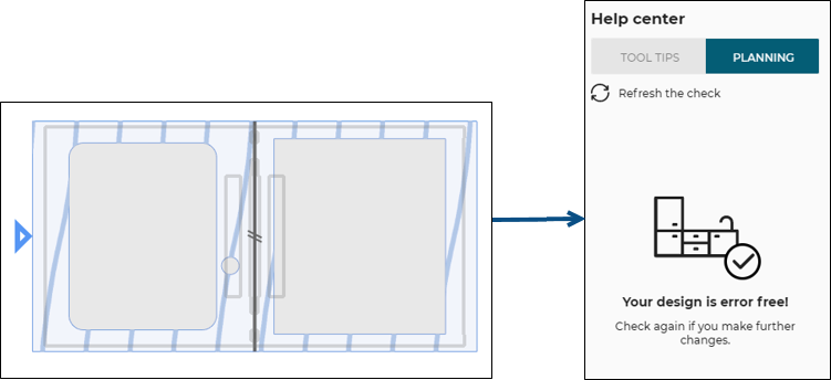Cut-out hob and sink too close
