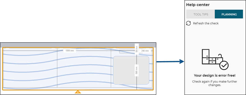 Tap hole and quartz woktop