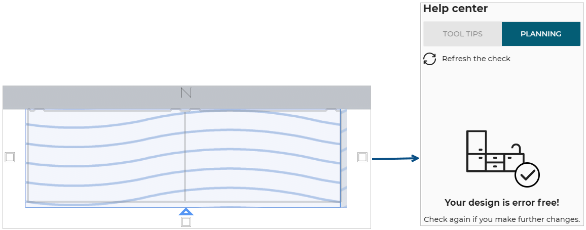 Wateferfall is in contact