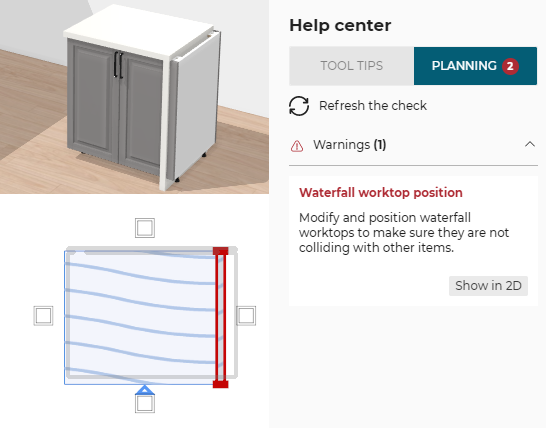 Wateferfall colliding