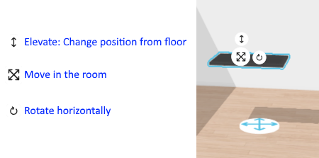 Freestanding worktop