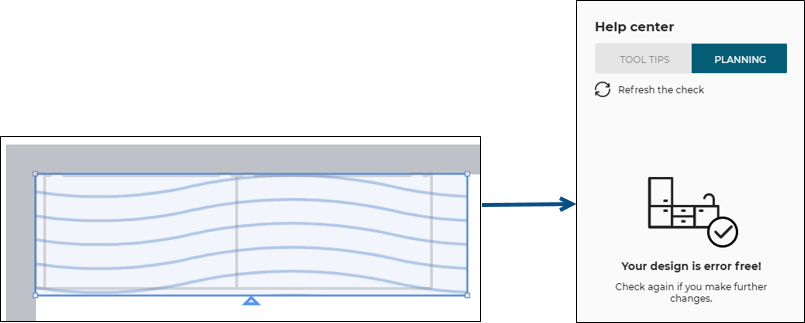 Modified worktop shape