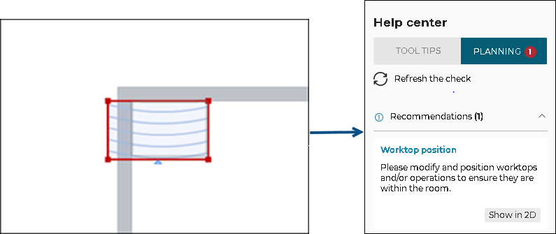 Worktop outside project