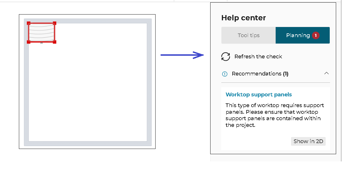 Worktop Support Panels Needed