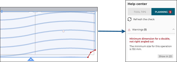 Wrong XY dimensions for double-cut