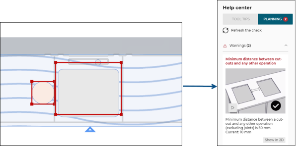 Sink two cut-out and other cut-out