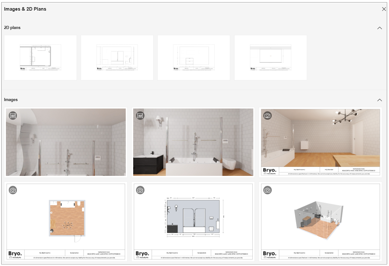 Images and 2D Plans
