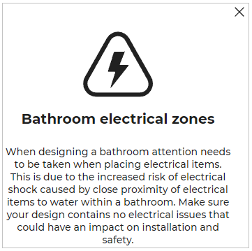 Bathroom safety information
