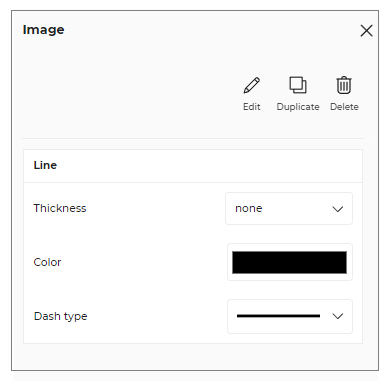 Image Edit Options