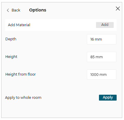 Options Panel