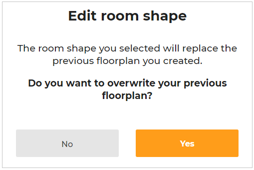Overwrite Floorplan