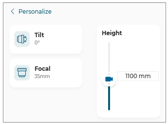 Personalize Camera Option
