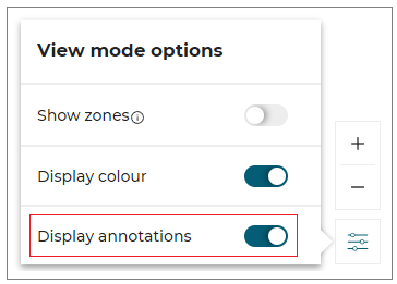 View mode options